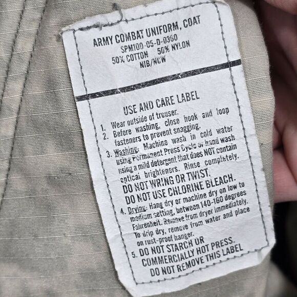 Army Jacket Mens Small Short Digital Camo Desert Top Shirt Military Air Force - Picture 8 of 11